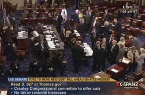 Senate shelves Reid bill as final debt-ceiling plan comes into focus