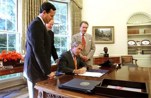 Santorum Bush